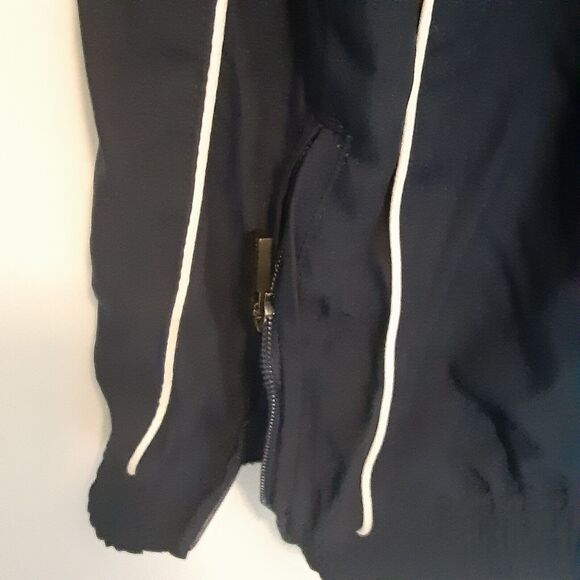 Patriots Providence Grove Russell Adult Mens XL Blue V Neck Windbreaker Jacket - Picture 7 of 9